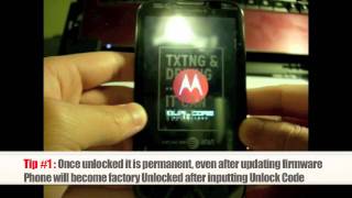 Unlock Motorola  How to Unlock any Motorola Phone by Subsidy Unlock Code Instructions  Tutorial [upl. by Stargell976]