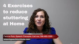 4 exercises to reduce stuttering at home [upl. by Gaut]