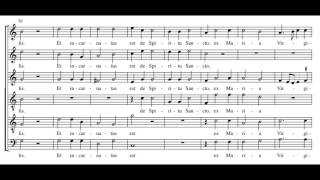 Palestrina Missa Assumpta est Maria  Credo [upl. by Nalon]