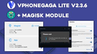 Vphonegaga Magisk manager Gold lite  vphonegaga android 12 2022  vphone gaga 2022 [upl. by Thebazile987]