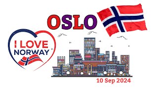 Une journée à Oslo 10 sep 2024 [upl. by Nagard855]