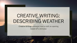 English Language Creative Writingcreativewritinggcseenglishliterature [upl. by Noelle]