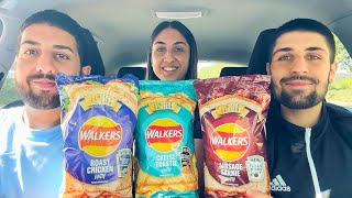 NEW WALKERS AND HEINZ LIMITED EDITION CRISPS Cheese Toastie Sausage Sarnie and Roast Chicken Mayo [upl. by Dnomayd281]