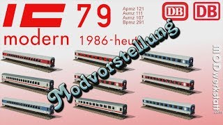 Transport Fever  Schnellzugwagen modern ex IC 79 Modvorstellung [upl. by Seldon]