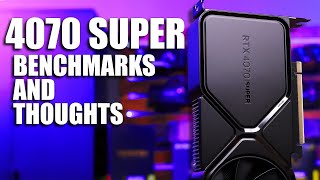 4070 Super Benchmarks NVIDIA vs AMD [upl. by Dahraf]