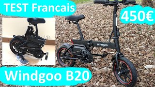 Windgoo B20  Test Francais du mini vélo electrique a 450€ [upl. by Brynn]