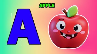 ABC Song  A for Apple  Alphabet Song  Nursery rhymes  ABC kids Song [upl. by Esened]