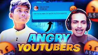 I SENT SUPERCHAT💸 TO MOST ANGRY YOUTUBER🤬 PRANK GONE WRONG🤯😨 NonstopGaming [upl. by Einyaj]