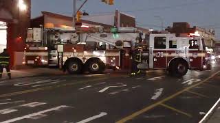 FDNY Tower Ladder 170 Returning to Quarters [upl. by Ttoille816]