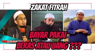 ustadz Khalid Basalamah Adi Hidayat Firanda Andirja  ZAKAT FITRAH Beras Atau Uang [upl. by Aled]