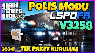 Polis Modu GTA 5 Kolay Kurulum Hata Çözümleri v3258 Güncel  LSPDFR Polis Modu Nasıl Kurulur GTA V [upl. by Vanda]