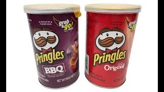 Pringles Unwrapping  BBQ and Original [upl. by Neelehtak]