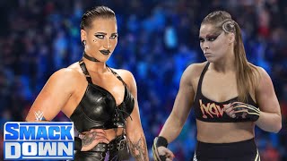 WWE Full Match  Rhea Ripley Vs Ronda Rousey  SmackDown Live Full Match [upl. by Priscilla]