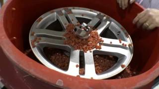 Wheel Polising in MV Walther Trowal machine [upl. by Milt]