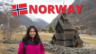 THE OLDEST CHURCH IN LÆRDAL  HITCHHIKING EXPERIENCE IN NORWAY [upl. by Drucilla]