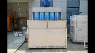 Fluidized Bed Powder Coating Machine [upl. by Odnamla792]