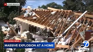 ADU explodes on Long Beach home property sends shockwaves through neighborhood [upl. by Esdnyl]