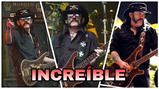 😲Así suena LEMMY KILMISTER bajista de MOTORHEAD sin MUSICA de fondo 🎸 [upl. by Thurnau]