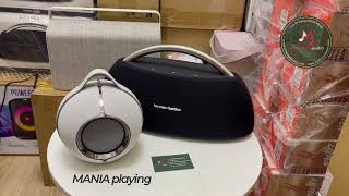 So sánh loa 20 củ với loa 5 củ DEVIALET MANIA với HARMAN KARDON GO PLAY [upl. by Attoynek358]