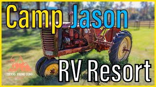 Camp Jason RV Resort REVIEW  Texas Young Guns [upl. by Aniral]