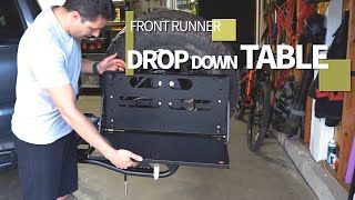 Front Runner Drop Down Table Install and Review on Toyota 4Runner [upl. by Newfeld897]