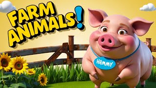 Farm Animal Song  Farm Animal Jamboree  Kids Songs [upl. by Eedyak11]