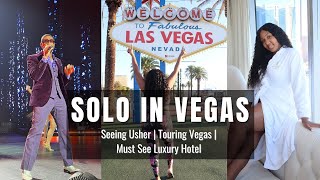 2022 Solo Trip to Las Vegas Usher The Las Vegas Residency Review [upl. by Drahser]