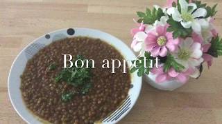 Recette lentille façon marocaine و صفة العد س بطر يقة جد مبسطةوهاءلة [upl. by Yasnil55]