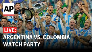 LIVE Argentina wins Copa America title beats Colombia 10 watch party [upl. by Honig]