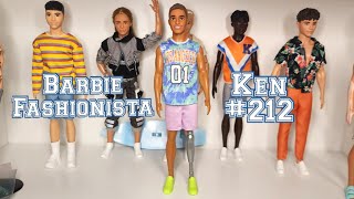 Ken Barbie Fashionista 212 unboxing [upl. by Mazur]