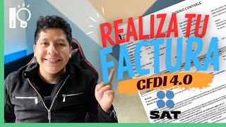 Como emitir un CFDI 40 en el portal del SAT  Factura Fácil Gratis SAT 2023  IngenioContable 💡 [upl. by Primrose]