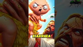 Baby Stewie Griffin had diarrhea on Jesus What will he do with the baby😱  Jesus And The Future [upl. by Osnofla]