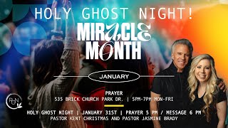 Holy Ghost Night  Pastor Kent Christmas amp Pastor Jasmine Brady  January 31 2024 [upl. by Jeno635]