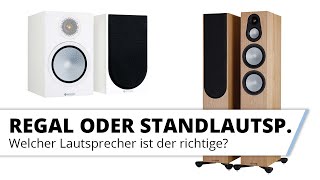 Regal vs Standlautsprecher  Die Unterschiede [upl. by Poppas]