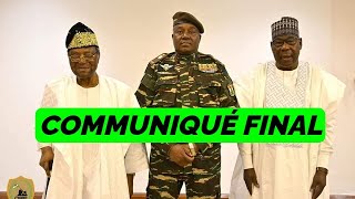 Mission de médiation Nicéphore Soglo et Yayi Boni au Niger  communiqué final [upl. by Corneille890]