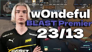 CS2 POV NAVI w0nderful 2313 vs G2 Overpass BLAST Premier Spring Groups 2024 [upl. by Anadal524]