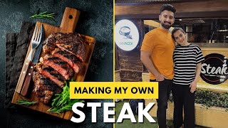 TRYING ONE OF THE BEST STEAKS IN LAHORE  AIMAN amp AMAL  2022 [upl. by Diver]