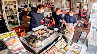 福井）カツ丼！寿司！観光客が殺到する東尋坊海鮮食堂めし丨Japanese Street Food [upl. by Harlin]