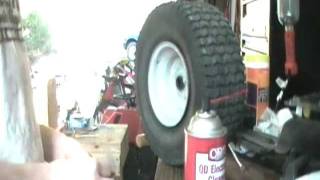 LifeHack How to Inflate a Tubeless Tire  in 30 seconds or less [upl. by Cirnek501]