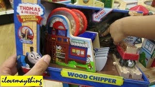 Thomas Wood Chipper  Thomas amp Friends Wooden Railway [upl. by Lebezej130]