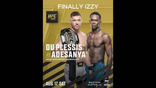 UFC 305 ADESANYA VS DU PLESSIS OFFICIAL [upl. by Aksoyn345]