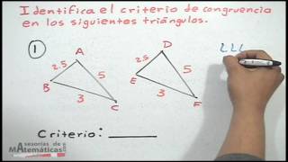 Triángulos congruentes│ejercicio 1 [upl. by Amme]