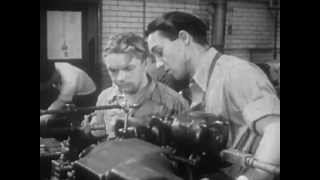 1940s Vocational Guidance Film The Machinist and Tool Maker  1942  CharlieDeanArchives [upl. by Presley]