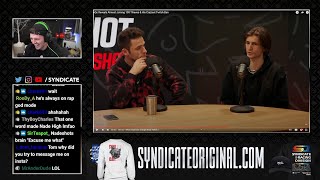 Syndicate Reacting to the XQC on The Courage and Nadeshot Podcast [upl. by Nahc]