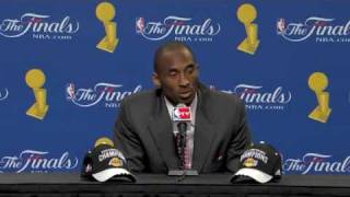 2009 NBA Finals Game 2 Kobe Bryant PostGame Interview HQ [upl. by Gram]