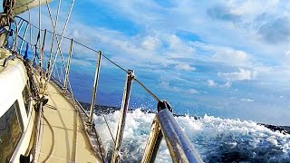 How to Sail  Reef Your Mainsail to Balance Your Sailboat [upl. by Tymon]