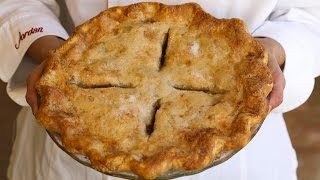 Pie Crust Recipe Baking Tutorial Demonstration How to Make Tender Flaky Pie Crust [upl. by Aisatnaf570]