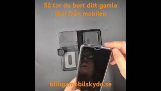 Passar inte ditt nya fodral Då har du kanske kvar ett gammalt skal på mobilen som måste bort först [upl. by Nayrb]