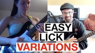 The LICKETYSPLIT Technique TM To Create Riff Variations [upl. by Aelanej]