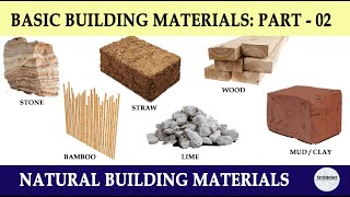 Natural Building Materials explained  Architecture  Construction amp Building materials  Archituber [upl. by Ilujna]